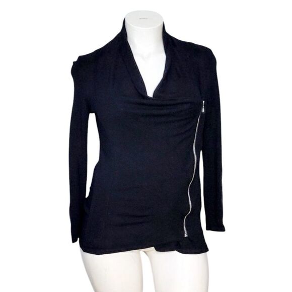 Red 23 Black Long Sleeve Zip up  Cardigan size Medium - Picture 1 of 7